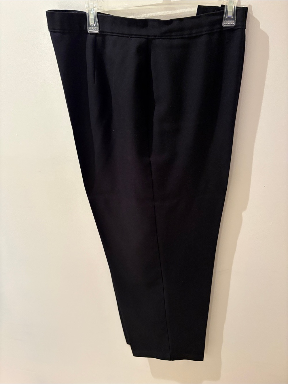 Men's Tailored Black Dress Pants